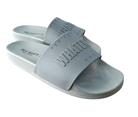 Fly Soft S263.075 Erkek Havuz Ve Günlük Terlik Gri