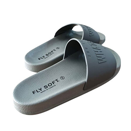 Fly Soft S263.075 Erkek Havuz Ve Günlük Terlik Gri