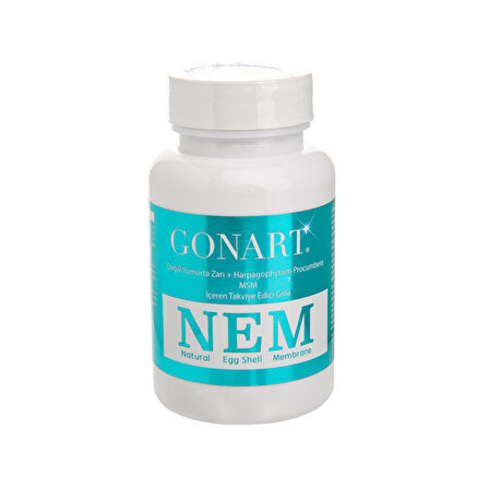 GONART NEM 30 KAPSÜL %100 DOĞAL YUMURTA ZARI DİZ AĞRILARI İÇİN BİTKİSEL İLAÇ