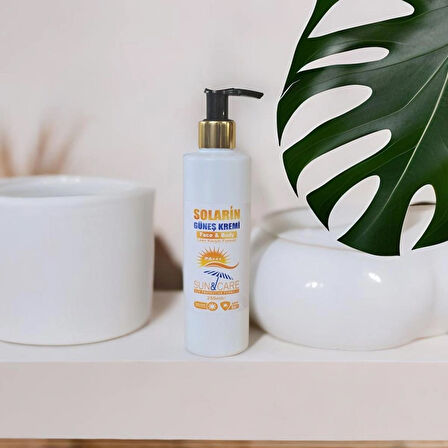 Güneş Kremi SPF50 Tüm Cilt Tiplerine Uygun Yüksek Koruma 250ML