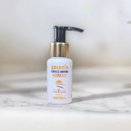 Güneş Kremi SPF50 Tüm Cilt Tiplerine Uygun Yüksek Koruma 50ML