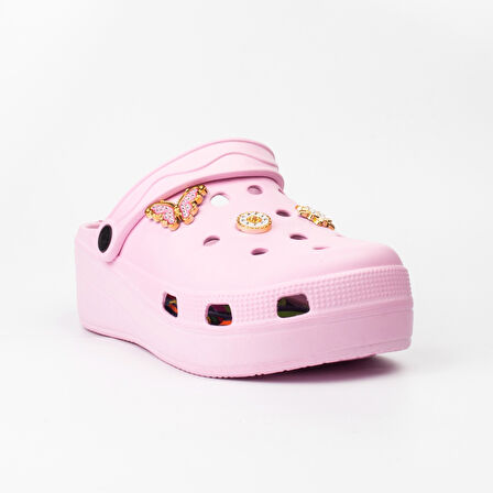 Aksesuarlı Yüksek Kadın Terlik 4745