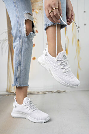 Unisex Triko Sneaker Rahat Hava Alabilen Kokusuz Spor Ayakkabı 4555