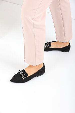 Kadın Triko Taşlı Babet EM5070