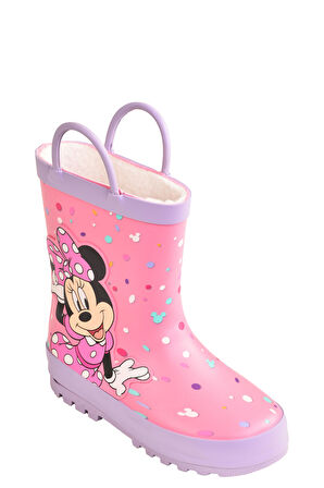 Pembe Minnie Mouse Kız Çocuk Yağmur Çizmesi