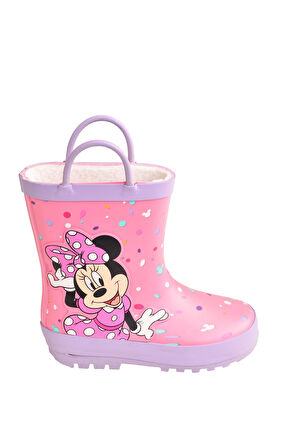 Pembe Minnie Mouse Kız Çocuk Yağmur Çizmesi