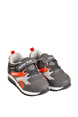 Erkek Çocuk Cırtlı Bağcıklı Sneaker Günlük Spor Ayakkabı