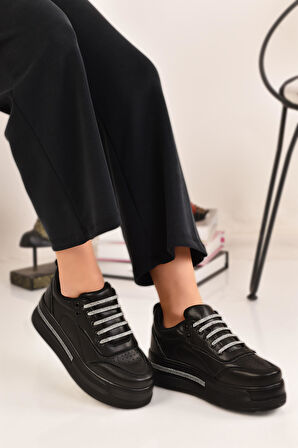Kadın Kalın Yüksek Hafif Taban Spor Ayakkabı Sneaker