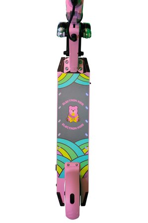 Elektrikli Çocuk Amortisörlü Led'li Scooter 130 W ( Dizlik Ve Dirseklik Hediyeli)