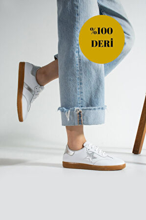 Kadın İçi Dışı Hakiki Deri  Casual Ayakkabı