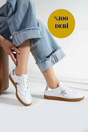 Kadın İçi Dışı Hakiki Deri  Casual Ayakkabı
