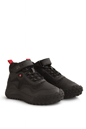 Erkek Çoçuk Ön Kısmı Açılmaz Ortopedik Kaymaz Taban Trekking Bot