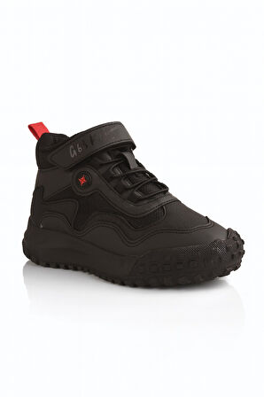 Erkek Çoçuk Ön Kısmı Açılmaz Ortopedik Kaymaz Taban Trekking Bot