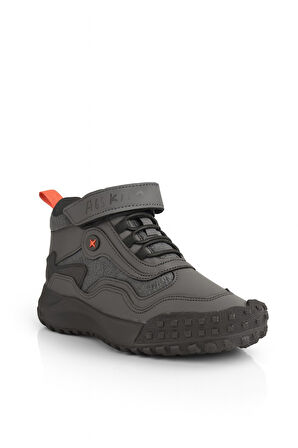 Erkek Çoçuk Ön Kısmı Açılmaz Ortopedik Kaymaz Taban Trekking Bot