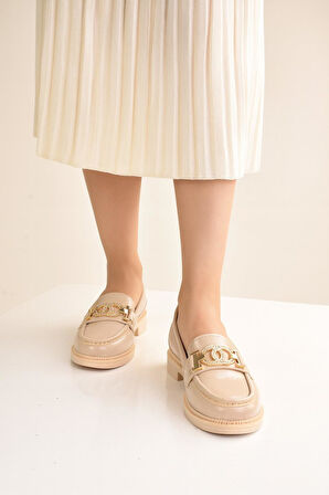 Rugan Toka Detay Kadın Loafer