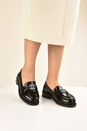 Rugan Toka Detay Kadın Loafer