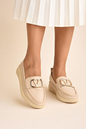 Toka Detay Kadın Loafer