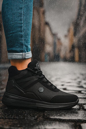 Uniseks Su Geçirmez Kaymaz Outdoor Bağcıklı Genç  Bot 