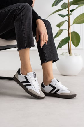 Kadın Düşük Bilek Bağcıklı Sneaker