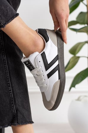 Kadın Düşük Bilek Bağcıklı Sneaker