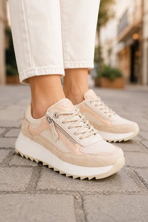 Kadın Sneakers Spor Ayakkabı Günlük Rahat Şık Modern Kalın Tabanlı Casual Ayakkabı