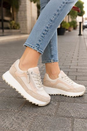 Kadın Sneakers Spor Ayakkabı Günlük Rahat Şık Modern Kalın Tabanlı Casual Ayakkabı