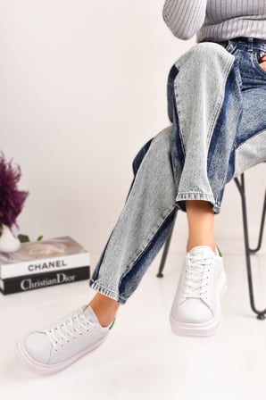 Siyah Kadın Spor Sneaker Casuel Günlük Ayakkabı