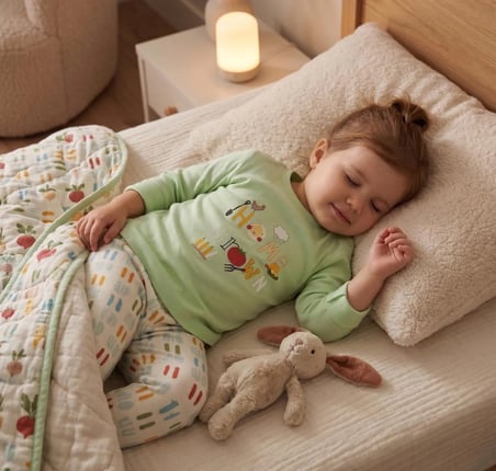 %70 Bambu Pamuklu Bebek Pijama Takımı 3 - 36 Ay