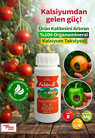 Kalsim-B  Bitkiler ve Çiçekler İçin Kalsiyum Besin Vitamin Takviye Ürünü Hobi kullanımı içindir (küçük boy)