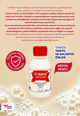 Super Silikon (Non-Ionic) %100 Organik Modifiye Silikon
