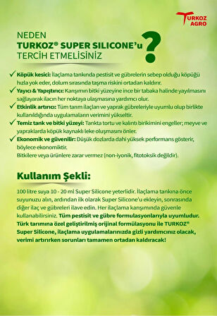 Super Silikon (Non-Ionic) %100 Organik Modifiye Silikon
