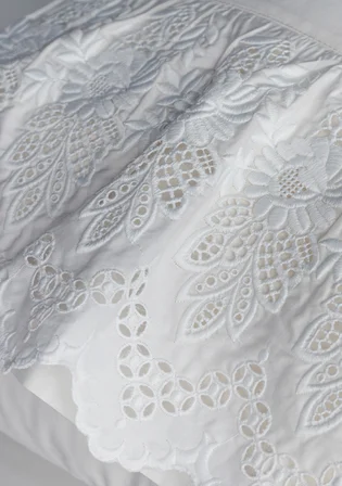 Romantica Poplin Nevresim Takımı - Krem