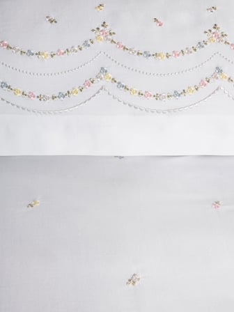 Grace Nakışlı Pamuk Saten Çift Kişilik Nevresim Takımı