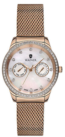 Wainer WA.18655-B Kadın Kol Saati , Swiss Made