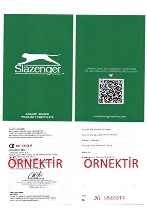 Slazenger SL.09.1889.2.01 Erkek Kol Saati