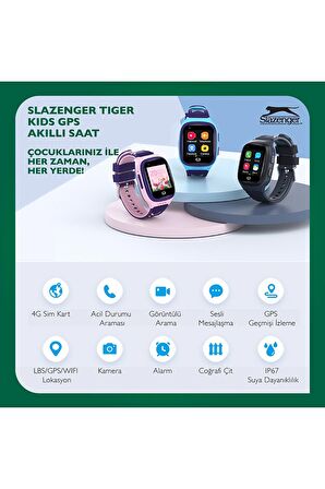 Slazenger SL.09.2158.5.04 Akıllı Çocuk Saati SİM Kartılı	