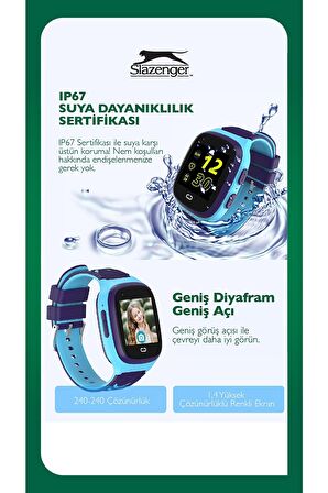 Slazenger SL.09.2158.5.05 Akıllı Çocuk Saati SİM Kartılı	