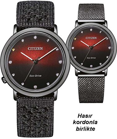 Citizen Em1007-47e Extra Hasır Kordonlu Kadın Saati