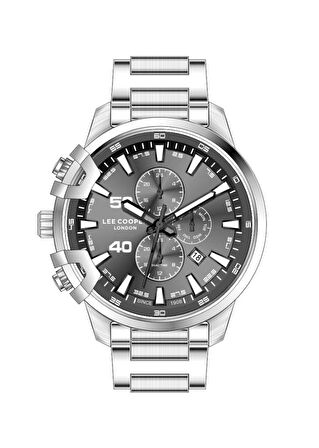 Lee Cooper LC07469.350-NM Tüm Fonksiyonları Aktif Gün ve Takvim Göstergeli 5 ATM Suya Dayanıklı Metalik Renk Erkek Kol Saati