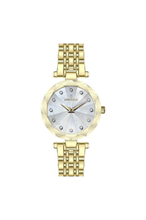 ES6921FE.120 Çelik Kasa Çelik Kordon 5 Atm Su Geçirmezlik Altın Renk Kadın Kol Saati