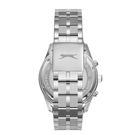 Slazenger SL.09.2483.2.01 Tüm Fonksiyonlar Aktif Çelik Kordon Çelik Kasa 10 ATM Suya Dayanıklı Metalik Renk Erkek Kol Saati