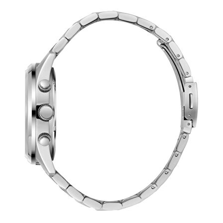 Slazenger SL.09.2483.2.01 Tüm Fonksiyonlar Aktif Çelik Kordon Çelik Kasa 10 ATM Suya Dayanıklı Metalik Renk Erkek Kol Saati