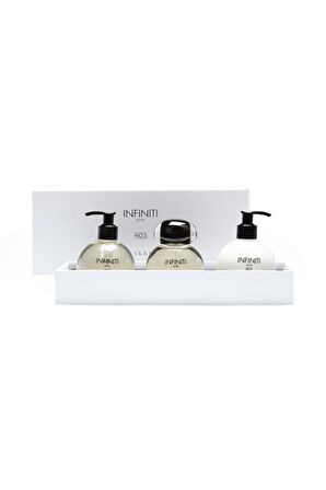 Vakko Infiniti For Her No:3 EDP Çiçeksi Kadın Parfüm 100 ml & Vücut Losyonu 150 ml + Dus Jeli 250 ml