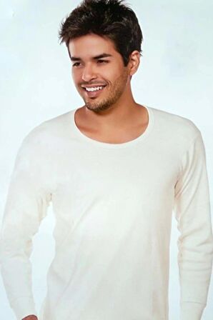 Erkek Krem  %100 Pamuk İnterlok İçlik Fanila