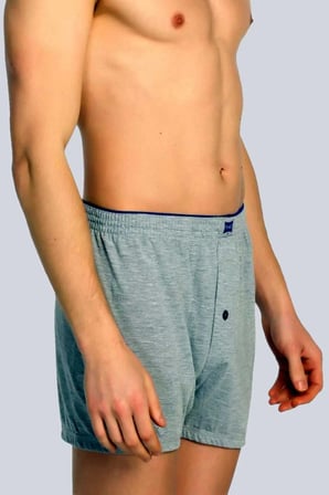 Erkek Füme 3'Lü Paket Pamuklu Penye Havlu Bel Boxer