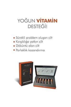 Mesoxy Tüm Cilt Tipleri İçin Sıkılaştırıcı-Canlandırıcı Ampul  20 ML 