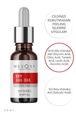 Mesoxy Oxy AHA-BHA Redpeel 30 ml