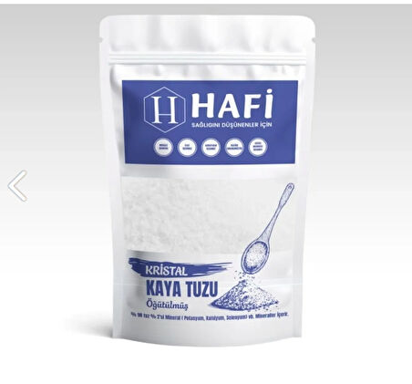 HAFİ DOĞAL MİNERALLİ ÇANKIRI KAYA TUZU ÖĞÜTÜLMÜŞ 2X250=500 GR