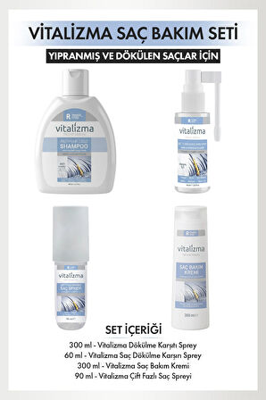 Saç Dökülmesine Karşı Bakım Seti