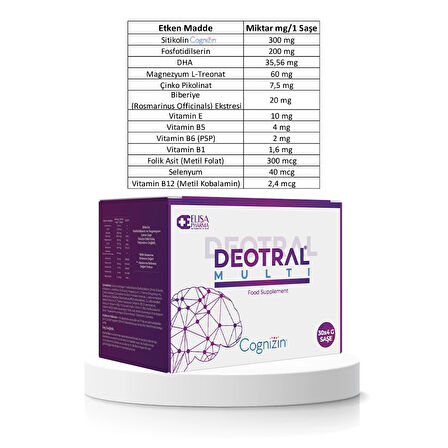 Deotral Multi, 30X4 G Saşe